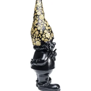 Online KARE Design Deco Figurine Gnome Standing Black Gold 46cm