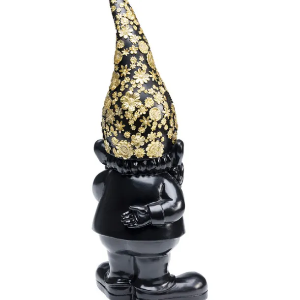 deco_figurine_gnome_stand_3-2.webp Online KARE Design Deco Figurine Gnome Standing Black Gold 46cm