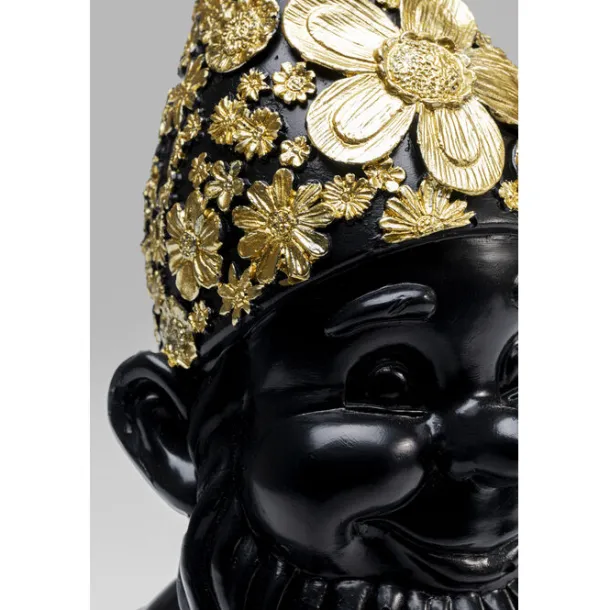 deco_figurine_gnome_stand_6.webp Clearance KARE Design Deco Figurine Gnome Standing Black Gold 30cm