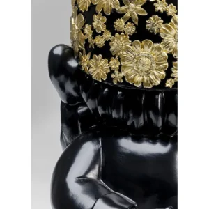 Sale KARE Design Deco Figurine Gnome Standing Black Gold 61cm