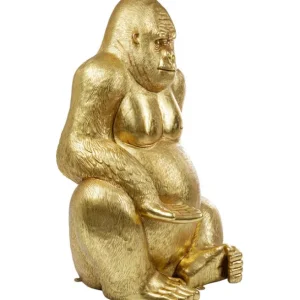Online KARE Design Deco Figurine Gorilla Gold XL 180
