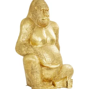 Outlet KARE Design Deco Figurine Gorilla Gold XXL 249