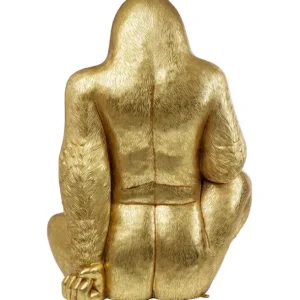Online KARE Design Deco Figurine Gorilla Gold XL 180