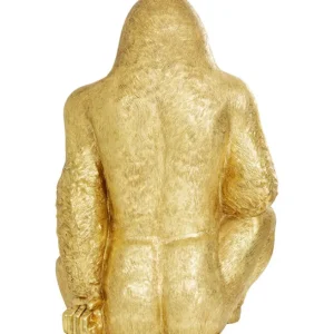 Outlet KARE Design Deco Figurine Gorilla Gold XXL 249