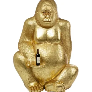 Online KARE Design Deco Figurine Gorilla Gold XL 180