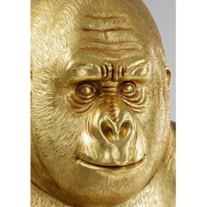 Online KARE Design Deco Figurine Gorilla Gold XL 180