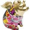 Fashion KARE Design Deco Figurine Graffiti Flying Pig 16cm