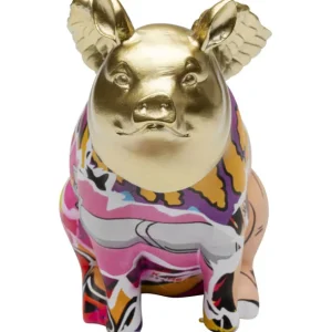 Fashion KARE Design Deco Figurine Graffiti Flying Pig 16cm