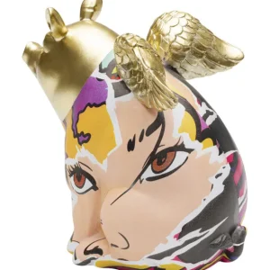 Fashion KARE Design Deco Figurine Graffiti Flying Pig 16cm