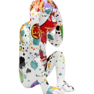 Hot KARE Design Deco Figurine Graffiti Monkey 40cm