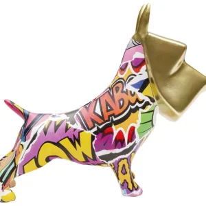 Fashion KARE Design Deco Figurine Graffiti Pixel Dog 35cm
