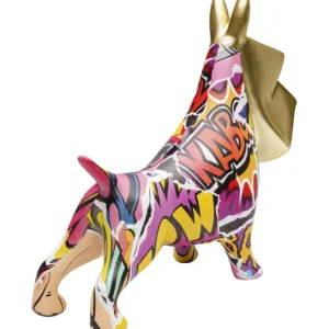 Fashion KARE Design Deco Figurine Graffiti Pixel Dog 35cm