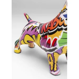 Fashion KARE Design Deco Figurine Graffiti Pixel Dog 35cm