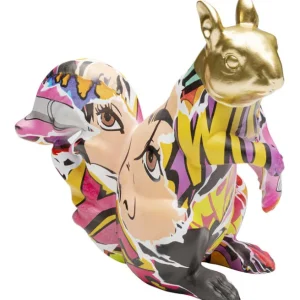 Hot KARE Design Deco Figurine Graffiti Squirrel 22cm
