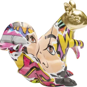 Hot KARE Design Deco Figurine Graffiti Squirrel 22cm