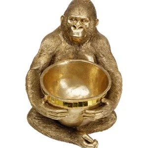 Sale KARE Design Deco Figurine Holding Bowl Gold 41cm