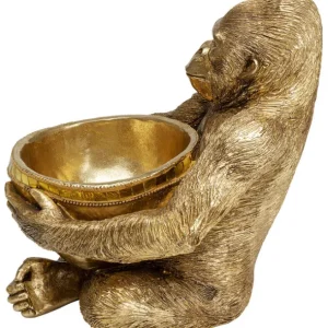 Sale KARE Design Deco Figurine Holding Bowl Gold 41cm