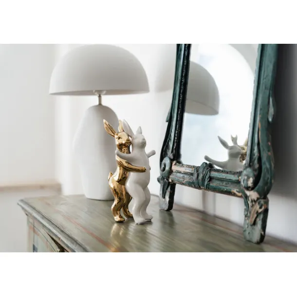 deco_figurine_hugging_rab_3.webp Sale KARE Design Deco Figurine Hugging Rabbits Medium