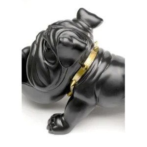 Outlet KARE Design Deco Figurine Hungry Dog Black 37cm