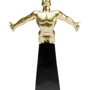 Online KARE Design Deco Figurine Jumper Gold 37cm