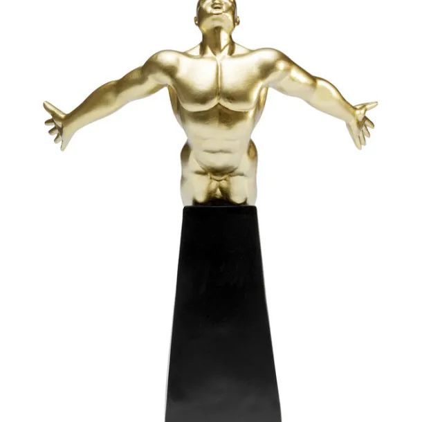 deco_figurine_jumper_gold_0.webp Online KARE Design Deco Figurine Jumper Gold 37cm