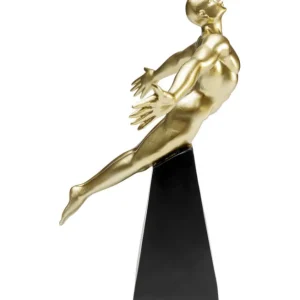 Online KARE Design Deco Figurine Jumper Gold 37cm