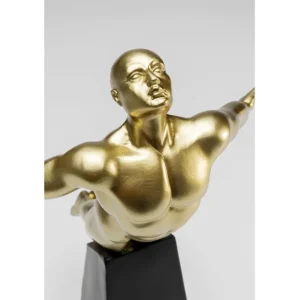 Online KARE Design Deco Figurine Jumper Gold 37cm