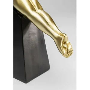 Online KARE Design Deco Figurine Jumper Gold 37cm