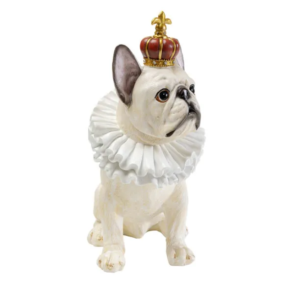 deco_figurine_king_dog_wh_1.webp Clearance KARE Design Deco Figurine King Dog White 33cm