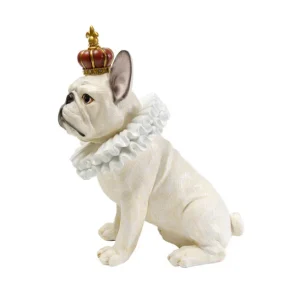 Clearance KARE Design Deco Figurine King Dog White 33cm