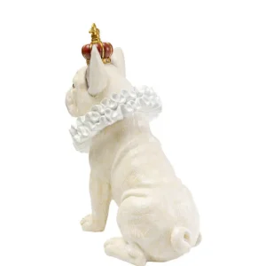 Clearance KARE Design Deco Figurine King Dog White 33cm