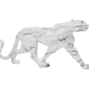 Outlet KARE Design Deco Figurine Leopard Marble 129cm
