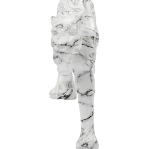 Outlet KARE Design Deco Figurine Leopard Marble 129cm