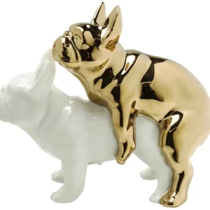 Outlet KARE Design Deco Figurine Love Dogs Gold
