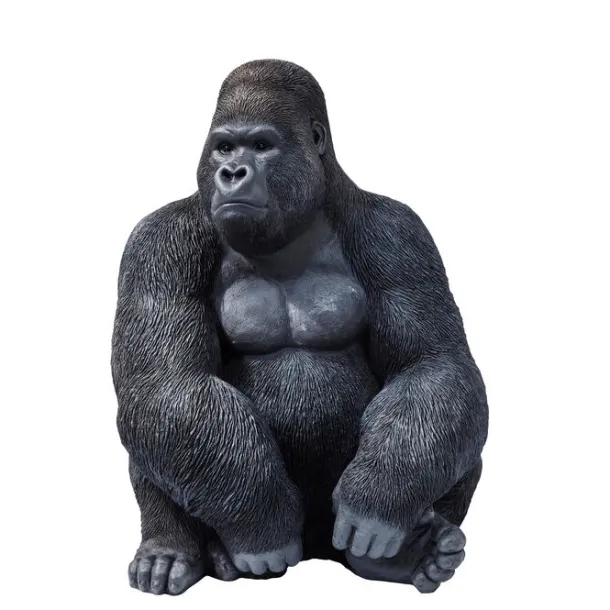 deco_figurine_monkey_gori_0-3.webp Hot KARE Design Deco Figurine Monkey Gorilla Side XL Black 76cm