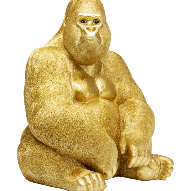 deco_figurine_monkey_gori_2-1.webp Hot KARE Design Deco Figurine Monkey Gorilla Side XL Gold 76cm
