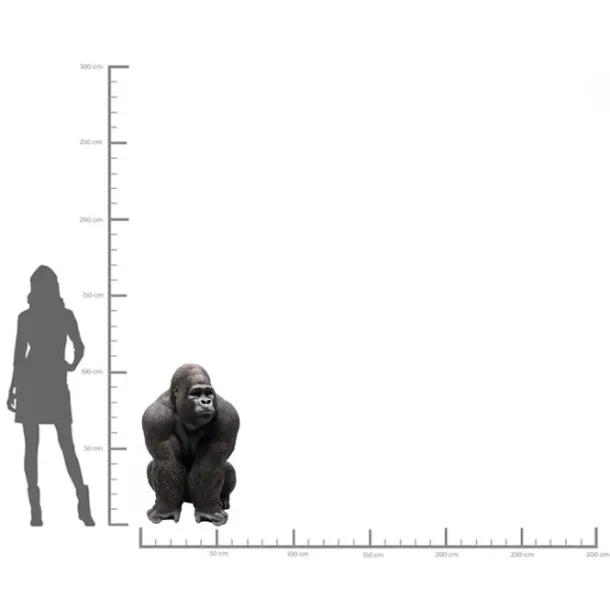 deco_figurine_monkey_gori_7-2.webp Clearance KARE Design Deco Figurine Monkey Gorilla Front XXL 107cm