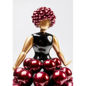 Discount KARE Design Deco Figurine Primaballerina Pom Purple 35cm