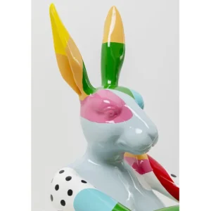 Hot KARE Design Deco Figurine Rabbit Gillie Colore 80cm