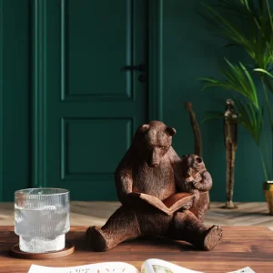 Hot KARE Design Deco Figurine Reading Bears