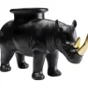 Online KARE Design Deco Figurine Rhino Black 41cm