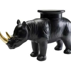Online KARE Design Deco Figurine Rhino Black 41cm