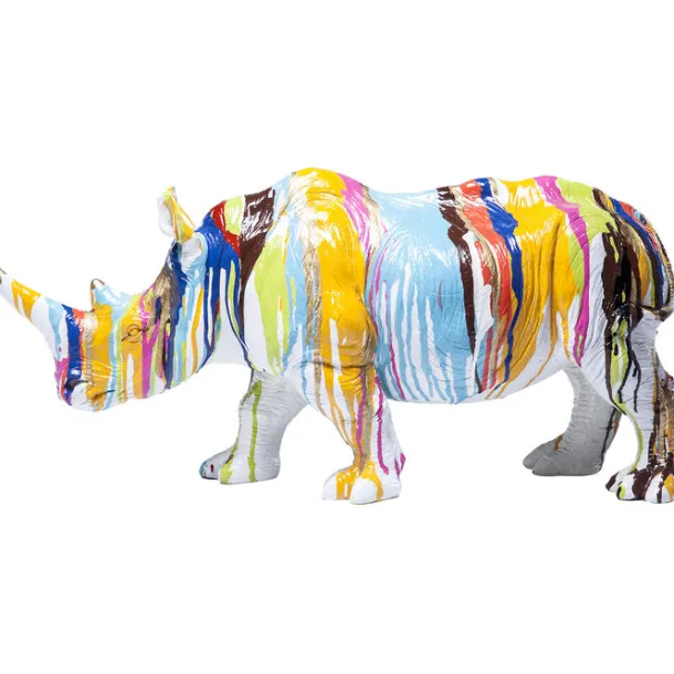 deco_figurine_rhino_color_0.webp Clearance KARE Design Deco Figurine Rhino Colore 26cm