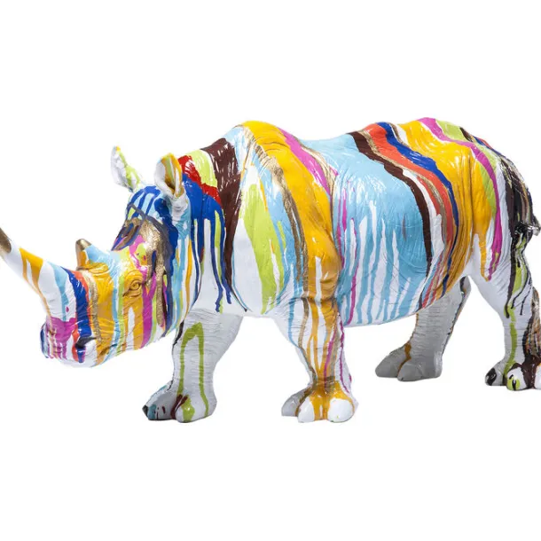 deco_figurine_rhino_color_2.webp Clearance KARE Design Deco Figurine Rhino Colore 26cm