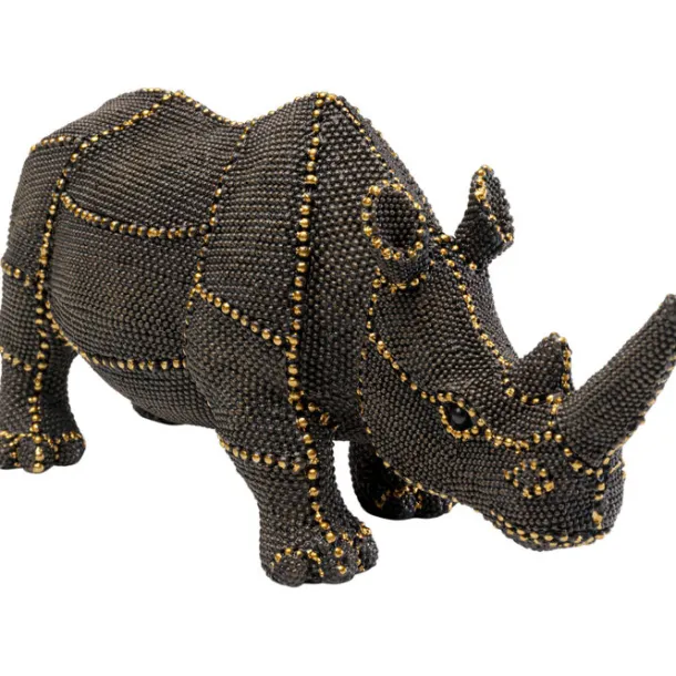 deco_figurine_rhino_rivet_1.webp Discount KARE Design Deco Figurine Rhino Rivets Pearls 26cm