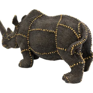 Discount KARE Design Deco Figurine Rhino Rivets Pearls 26cm