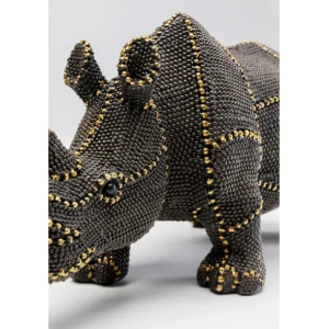 Discount KARE Design Deco Figurine Rhino Rivets Pearls 26cm