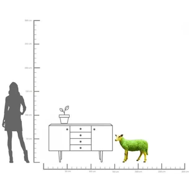 deco_figurine_sheep_color_4.webp Clearance KARE Design Deco Figurine Sheep Colore Green