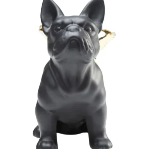 Best KARE Design Deco Figurine Sitting Angel Dog Gold-Black