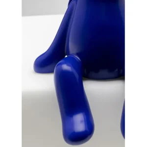 Outlet KARE Design Deco Figurine Sitting Bear Blue 20cm